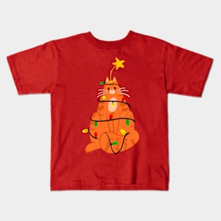 Oh Christmas Cat!! Oh Christmas Cat !! Kids T-Shirt